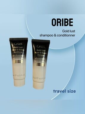 🇺🇸🆕NEW ORIBE | TRAVEL | Gold Lust Shampoo + Conditionner repair & restore duo